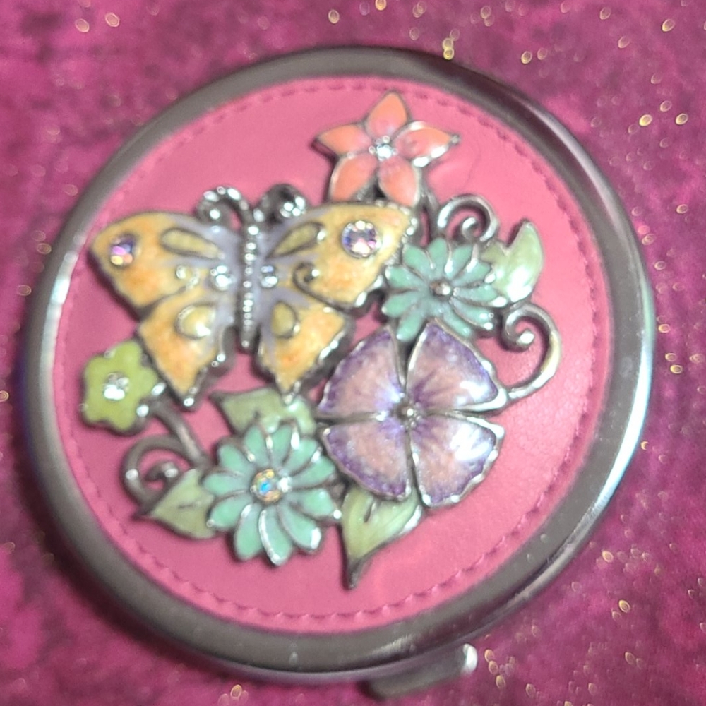 Brighton Butterfly double-sided compact